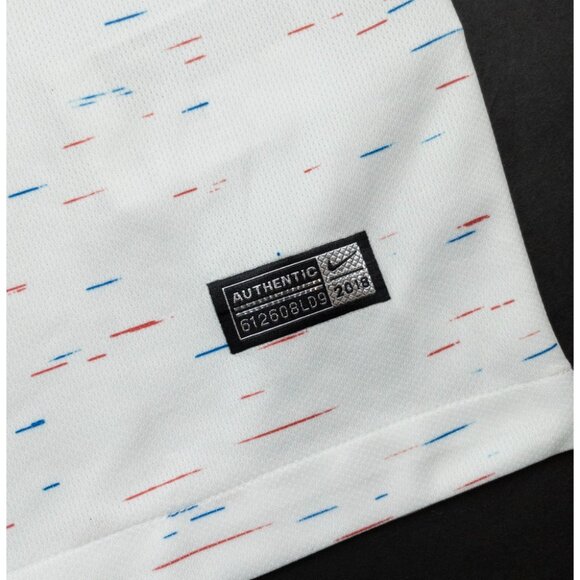 France FFF Mbappe World Cup Soccer Jersey Men's Small White Red Blue World Cup - Picture 4 of 15